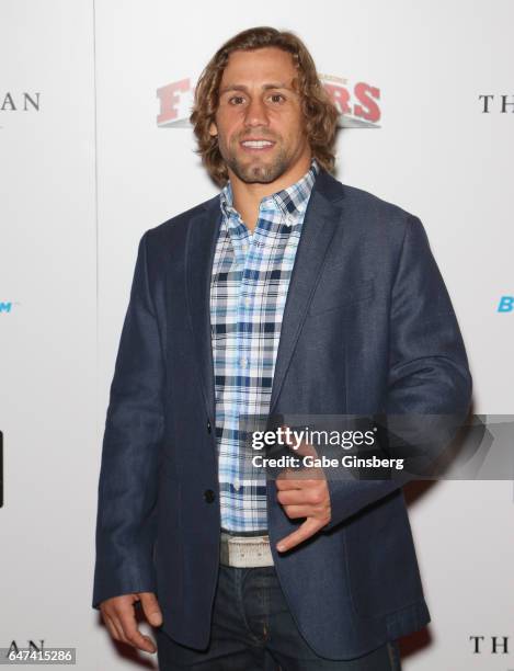 Former mixed martial artist Urijah Faber attends the ninth annual Fighters Only World Mixed Martial Arts Awards at The Palazzo Las Vegas on March 2,...