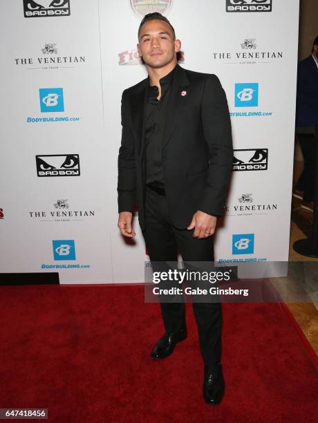 Mixed martial artist Michael Chandler attends the ninth annual Fighters Only World Mixed Martial Arts Awards at The Palazzo Las Vegas on March 2,...