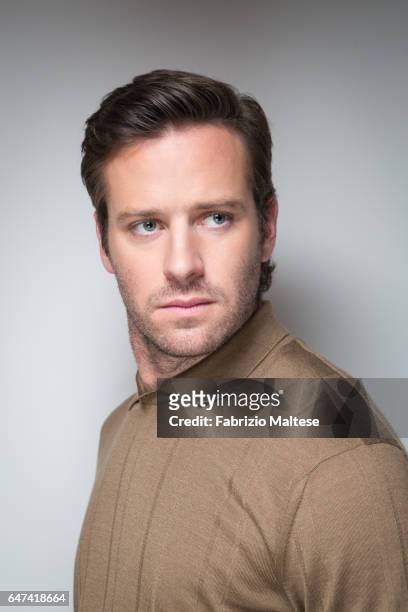 Actor Armie Hammer is photographed for Self Assignment on February 13, 2017 in Berlin, Germany.