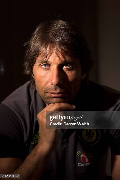 Antonio Conte of Chelsea during a Chelsea Magazine Feature at Loews Hotel on August 2, 2016 in Minneapolis, Minnesota.