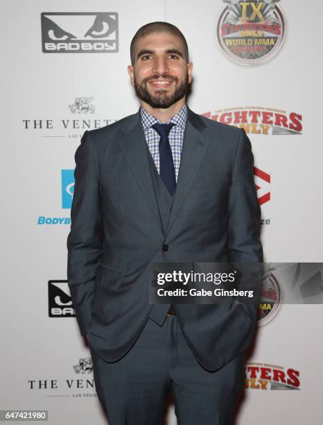 Journalist Ariel Helwani attends the ninth annual Fighters Only World Mixed Martial Arts Awards at The Palazzo Las Vegas on March 2, 2017 in Las...