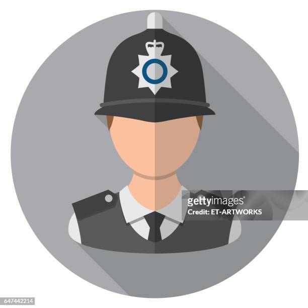stockillustraties, clipart, cartoons en iconen met londen politie-officier - security in london