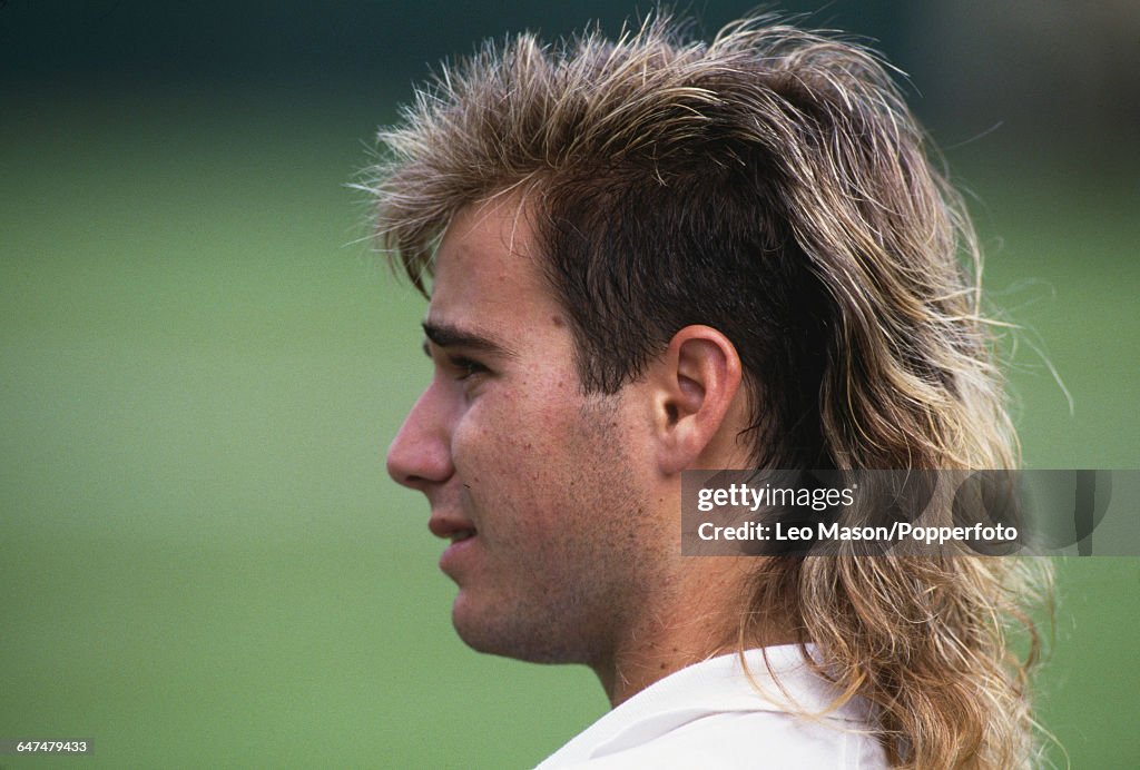 Andre Agassi At 1987 Wimbledon Championships