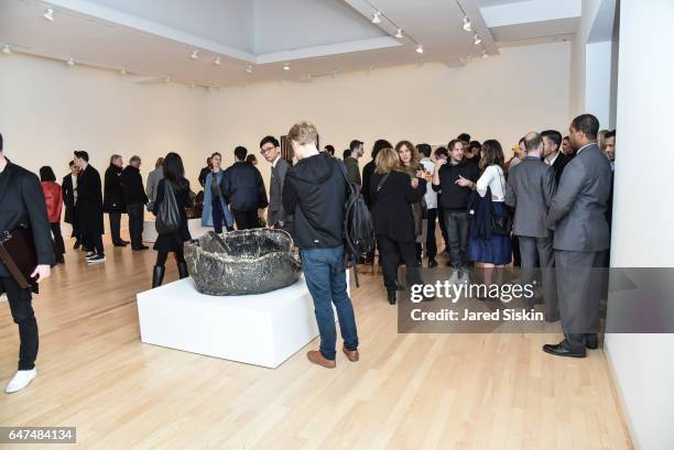 Sterling Ruby attends Gagosian Opening Reception for Sterling Ruby at Gagosian Gallery on March 1, 2017 in New York City.