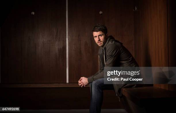 Footballer Michael Carrick is photographed for Metro newspaper on February 22, 2017 in Manchester, England.