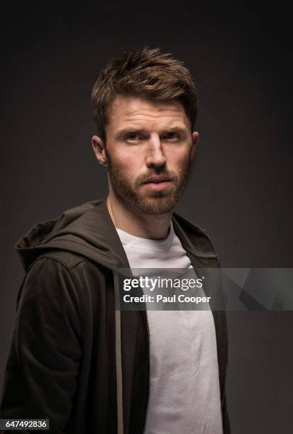 Footballer Michael Carrick is photographed for Metro newspaper on February 22, 2017 in Manchester, England.