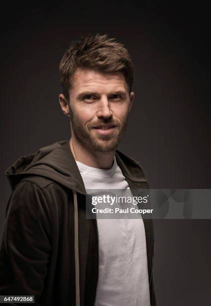 Footballer Michael Carrick is photographed for Metro newspaper on February 22, 2017 in Manchester, England.