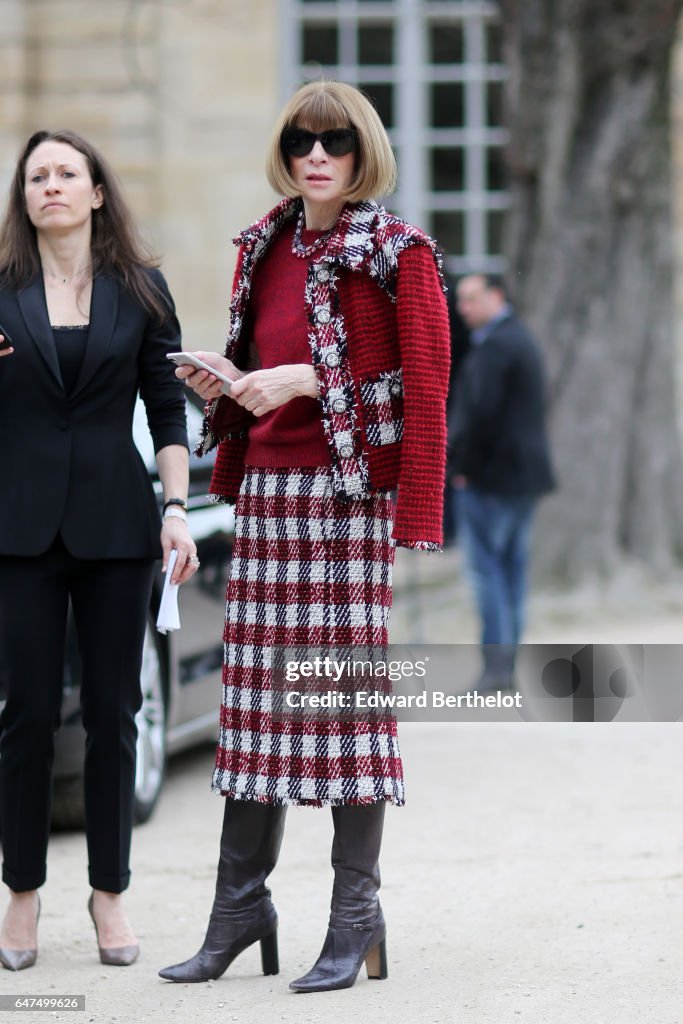 Christian Dior : Arrivals - Paris Fashion Week Womenswear Fall/Winter 2017/2018