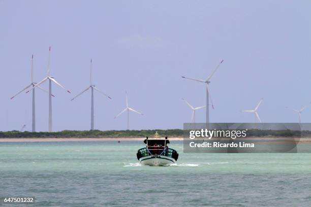 wind energy in northeastern brazil - rio grande do norte imagens e fotografias de stock