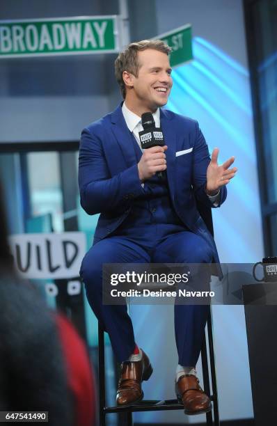 Actor Freddie Stroma attends Build Series to discuss 'Time After Time' at Build Studio on March 3, 2017 in New York City.