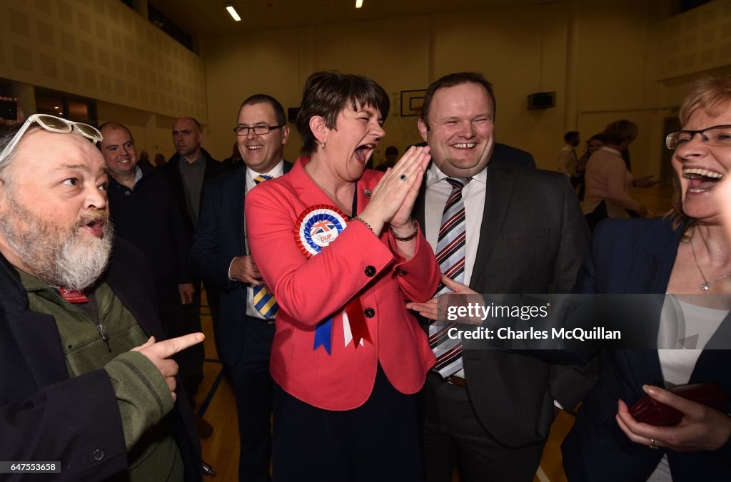 Northern Ireland Stormont Election Declarations