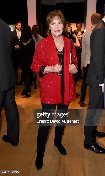 Dame Penelope Wilton attends the Be Inspired private view and party in aid of Children & the Arts, on March 3, 2017 in London, England.