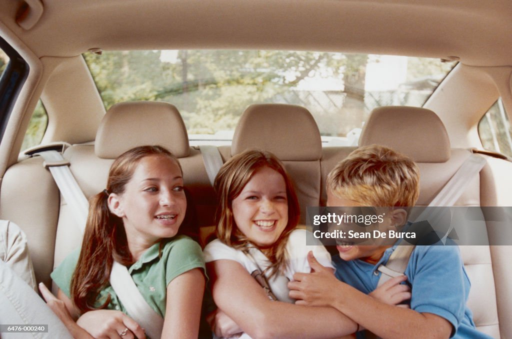 Children in Automobile