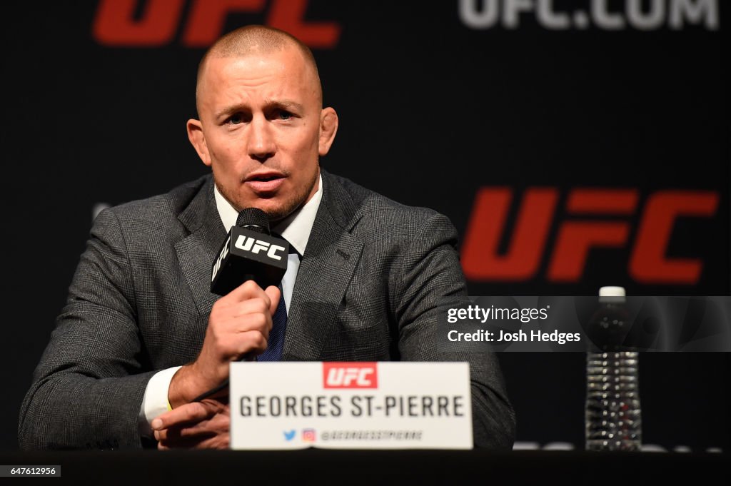 UFC: Bisping v St-Pierre Press Conference