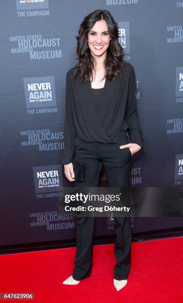 Actress Daniela Ruah attends the United States Holocaust Memorial Museum Presents 2017 Los Angeles Dinner: What You Do Matters at The Beverly Hilton...