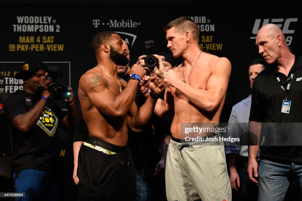 UFC 209 Weigh-in