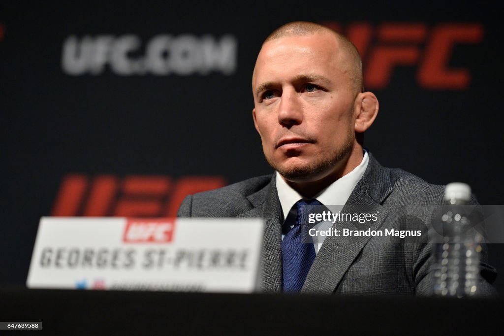 UFC: Bisping v St-Pierre Press Conference