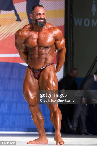 Guy Cisternino competes in the Arnold Classic 212 as part of the Arnold Sports Festival on March 3 at the Greater Columbus Convention Center in...