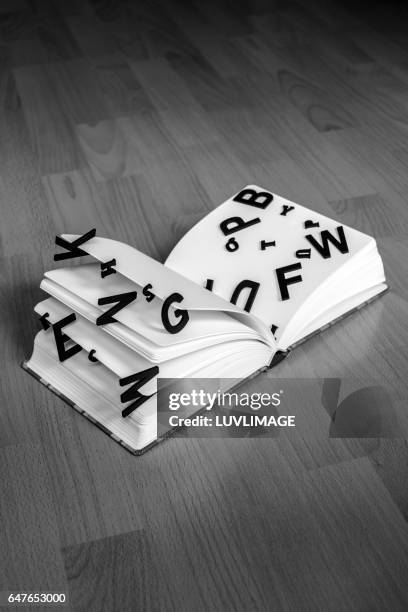 Float Book Lettering 123 Open Book Floating Stock Photos, High-Res Pictures, and Images ...