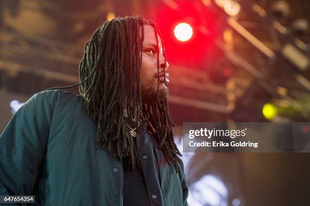 Rapper Waka Flocka Flame performs Okeechobee Music Festival on March 3, 2017 in Okeechobee, Florida.