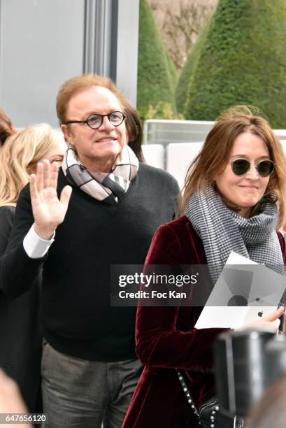 Guillaume Durand and Diane de Mac Mahon attends the Christian Dior show as part of the Paris Fashion Week Womenswear Fall/Winter 2017/2018 on March...