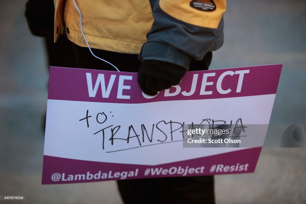 Activists In Chicago Rally For Transgender Protections
