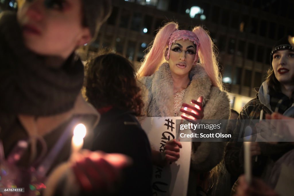 Activists In Chicago Rally For Transgender Protections