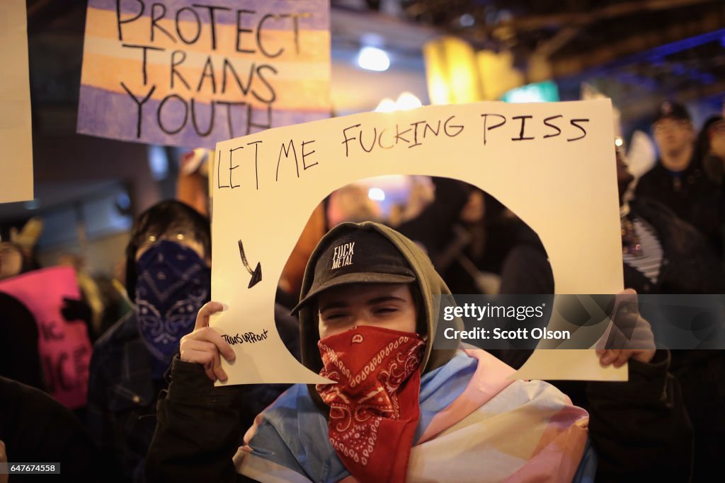 Activists In Chicago Rally For Transgender Protections