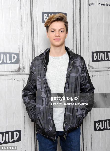 Jace Norman attends Build Series to discuss 'Henry Danger' at Build Studio on March 3, 2017 in New York City.