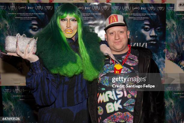 Acid Betty and Alotta McGriddles attend NYC Movement Ball Celebrating "Kiki" at Neuehouse on March 3, 2017 in New York City.