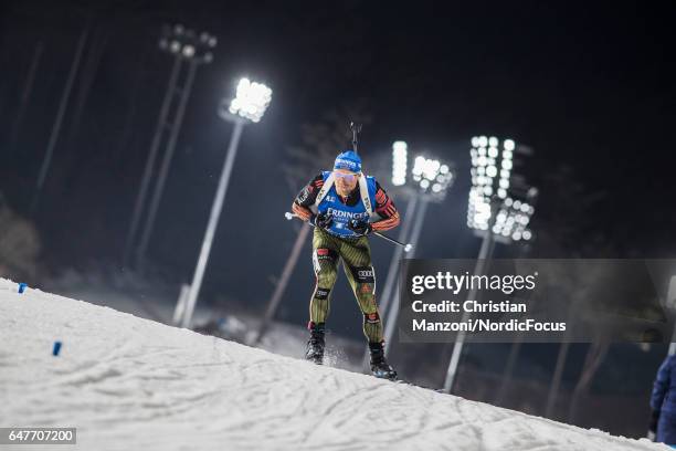 Eric Lesser of Germany competes during the 10 km men's Sprint on March 3, 2017 in Pyeongchang-gun, South Korea.