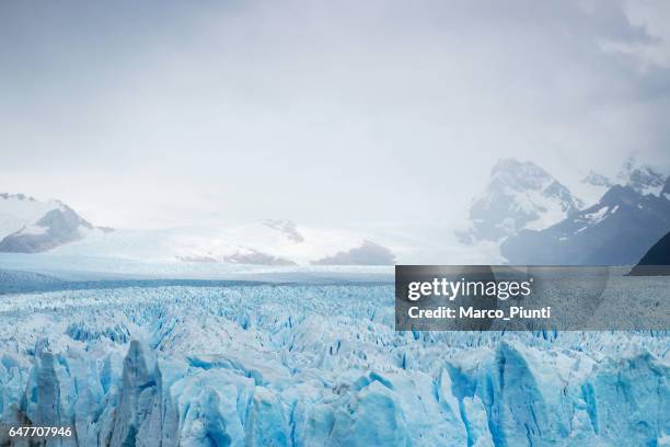 view of mountains and glaciers, patagonia - upsala glacier stock pictures, royalty-free photos & images