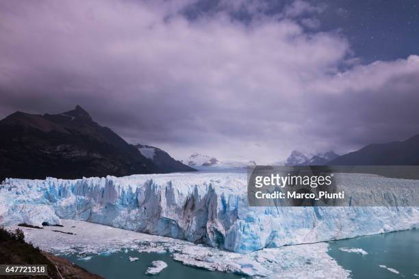 view of mountains and glaciers, patagonia - upsala glacier stock pictures, royalty-free photos & images