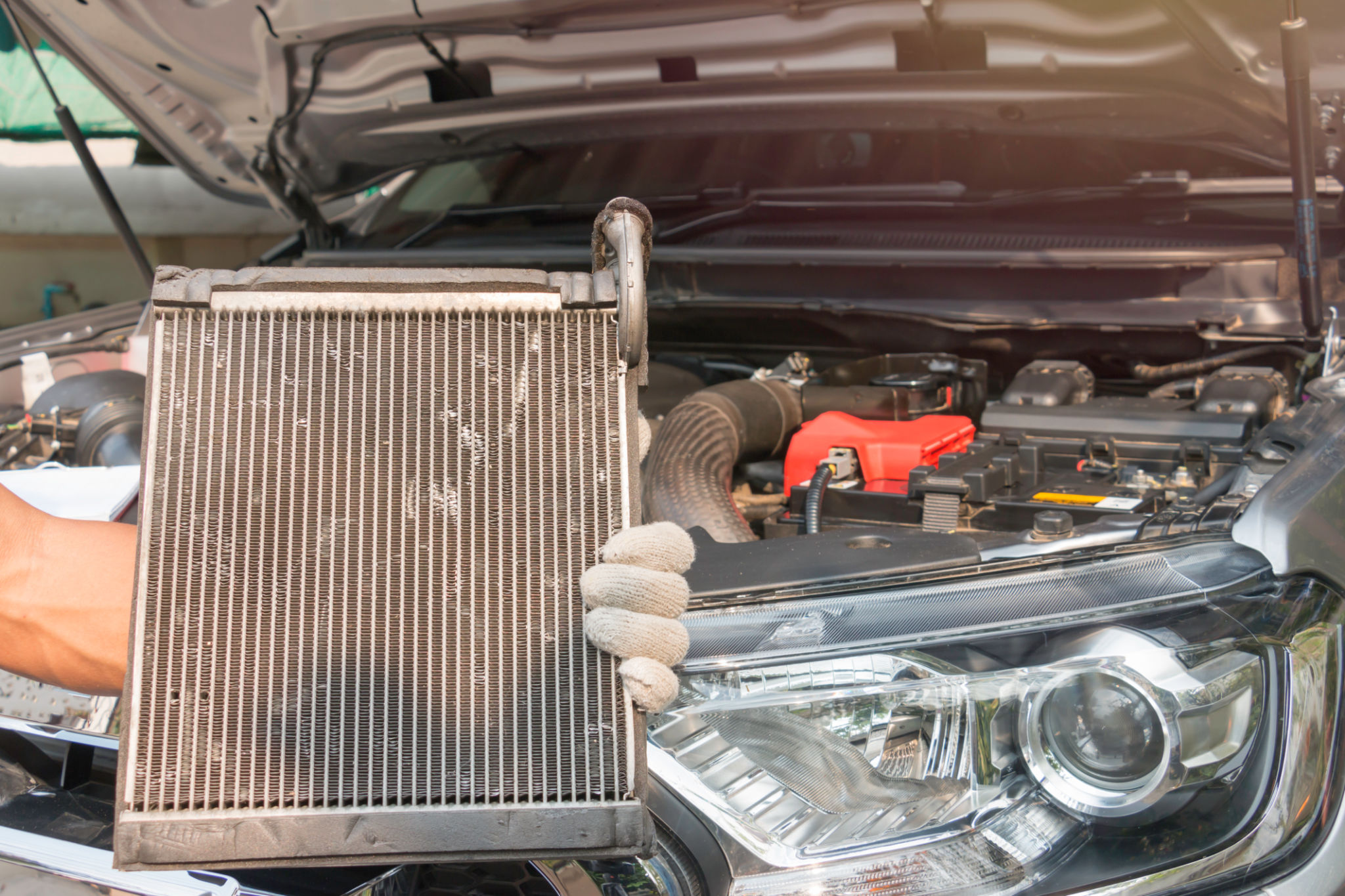 car radiator check