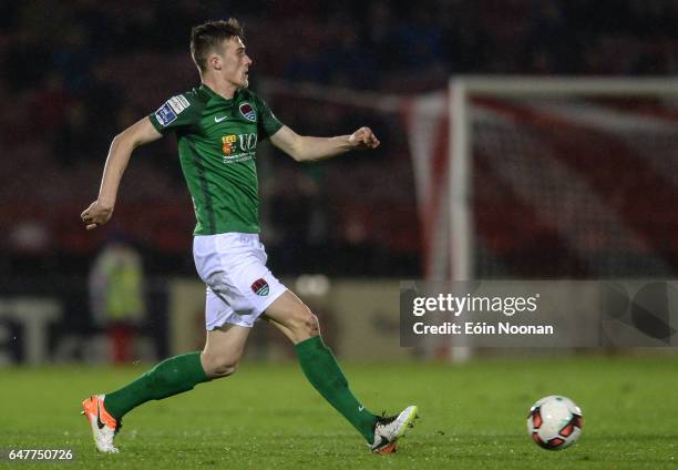 Cork , Ireland - 3 March 2017; Ryan Delaney of Cork City in action during the SSE Airtricity League Premier Division match between Cork City and...