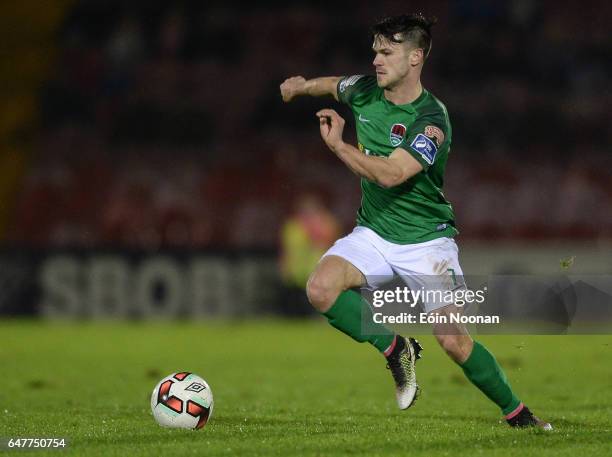 Cork , Ireland - 3 March 2017; Jimmy Keohane of Cork City in action during the SSE Airtricity League Premier Division match between Cork City and...