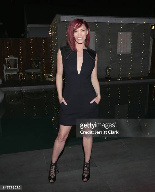 Singer J. Sutta attends her Album Release Party For "I Say Yes" at a private residence on March 3, 2017 in Studio City, California.