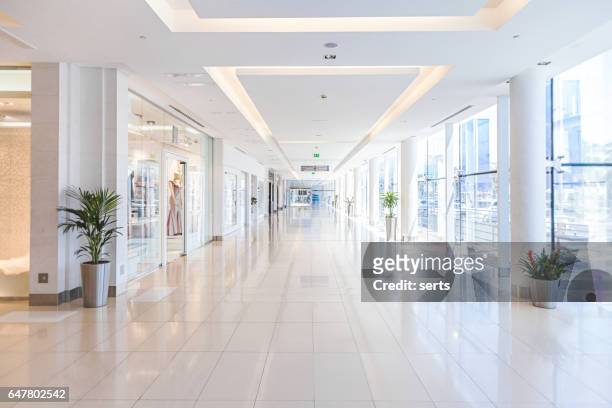 empty shopping mall - consumerism stock pictures, royalty-free photos & images