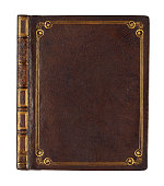 old books with vintage bindings and beautiful gilded leather book covers