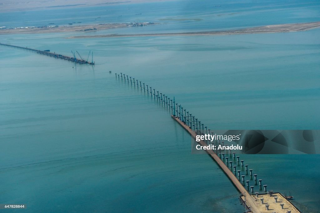 Sheikh Jaber Al-Ahmad Al-Sabah causeway in Kuwait