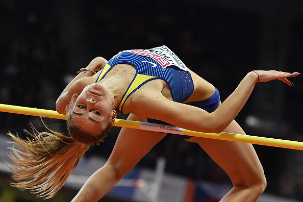Yevchenko Ukraine's Yuliya Levchenko competes in the women's high jump final at ...