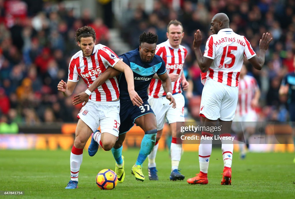 Stoke City v Middlesbrough - Premier League