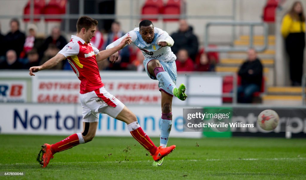 Rotherham United v Aston Villa - Sky Bet Championship