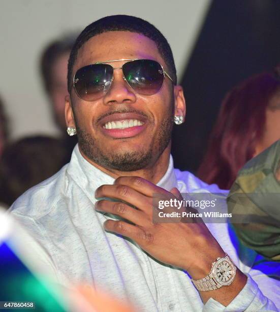 Rapper Nelly attends Ladies Night at Gold Room on March 4, 2017 in Atlanta, Georgia.