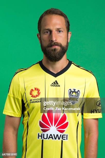Andrew Durante poses during the 2016/17 A-League Wellington Phoenix Headshot Session on September 18, 2016 in Sydney, Australia.