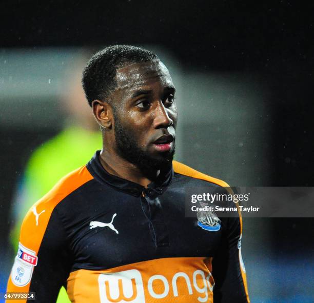 Vurnon Anita of Newcastle United walks off the pitch after Newcastle win the Sky Bet Championship Match between Huddersfield Town and Newcastle...