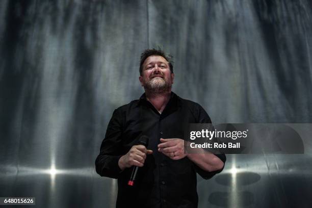 Guy Garvey from Elbow Perform At The Hammersmith Apollo on March 4, 2017 in London, United Kingdom.