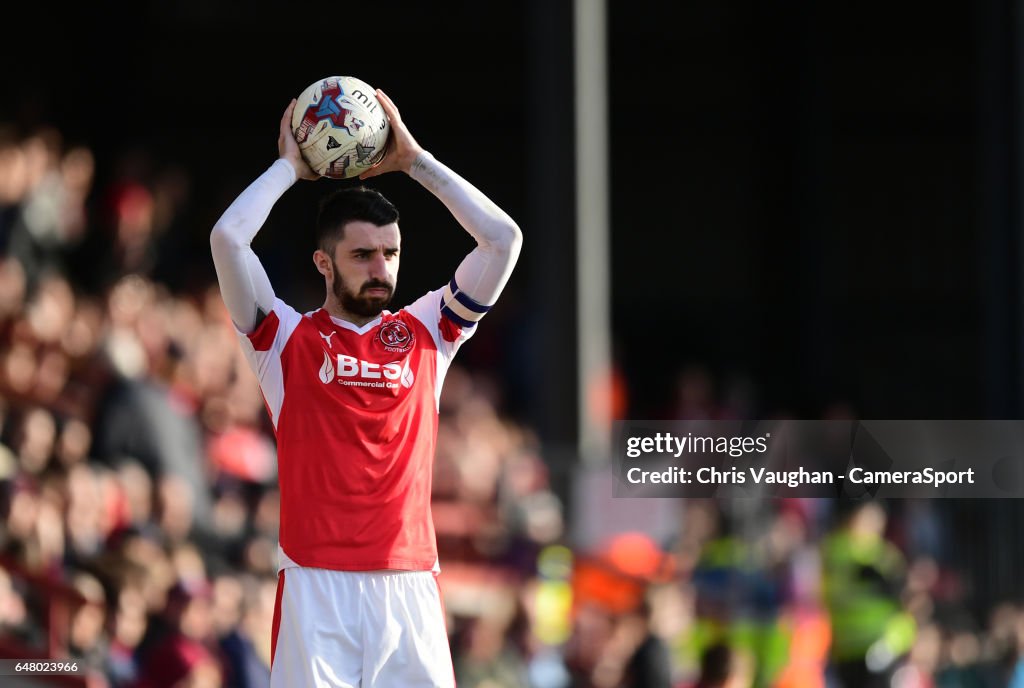 Scunthorpe United v Fleetwood Town - Sky Bet League One