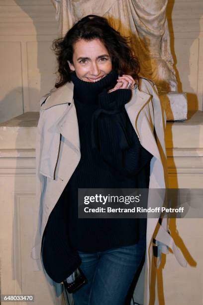 Mademoiselle Agnes Boulard attends the Sonia Rykiel show as part of the Paris Fashion Week Womenswear Fall/Winter 2017/2018 on March 4, 2017 in...