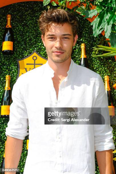 Model Francisco Lachowski attends Veuve Clicquot hosts Third Annual Clicquot Carnaval supporting the Perez Art Museum Miami in Museum Park on March...
